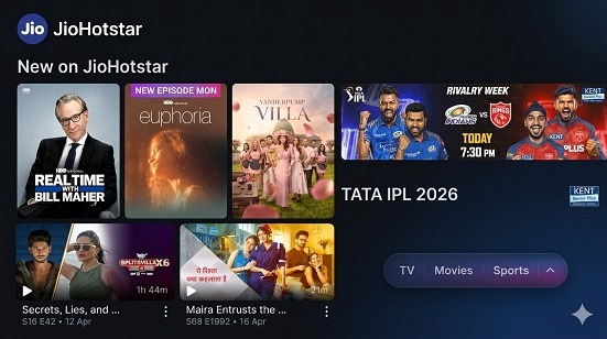 JioHotstar Outside India