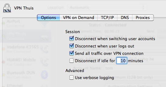 Setup VPN in Mac OS X - 10